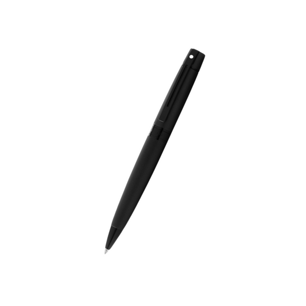 画像をギャラリービューアに読み込む, Sheaffer 300 E9343 Ballpoint Pen - Matte Black Lacquer with Polished Black Trims

