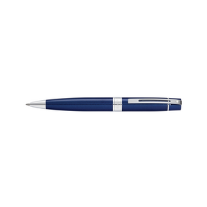 Sheaffer 300 E9341 Ballpoint Pen - Glossy Blue with Chrome Plated Trims