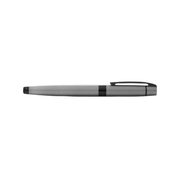 Load image into Gallery viewer, Sheaffer 300 E9345 Fountain Pen - Matte Gray Lacquer with Polished Black Trims
