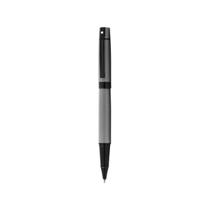 Sheaffer 300 E9345 Rollerball Pen - Matte Gray Lacquer with Polished Black Trims