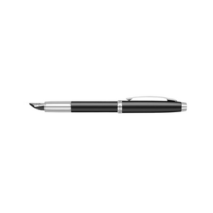 Sheaffer 100 E9317 Fountain Pen - Matte Black with Chrome Plated Trims