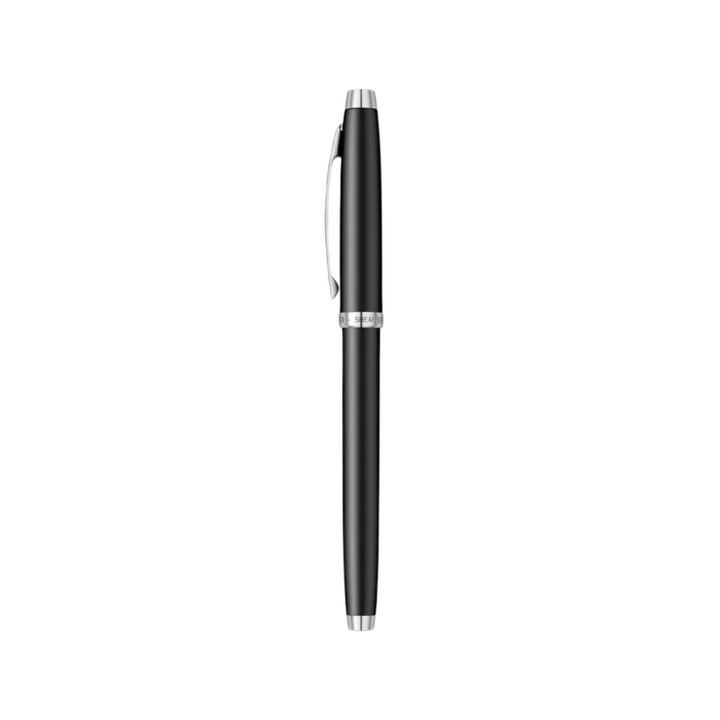Sheaffer 100 E9317 Matte Black With Chrome Trims Fountain Pen (WW30) — Sheaffer fountain pen — precision nib writing instrument, at Cityluxe Singapore stationery store