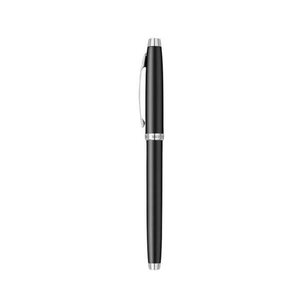 Load image into Gallery viewer, Sheaffer 100 E9317 Fountain Pen - Matte Black with Chrome Plated Trims
