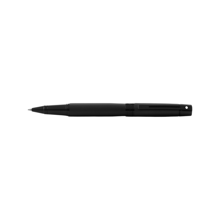 Sheaffer 300 E9343 Matte Black With Black Trims Rollerball Pen (WW30) — Sheaffer rollerball pen — fluid gel ink writing instrument, at Cityluxe Singapore