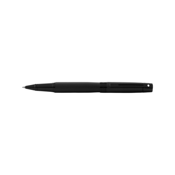 Load image into Gallery viewer, Sheaffer 300 E9343 Rollerball Pen - Matte Black Lacquer with Polished Black Trims
