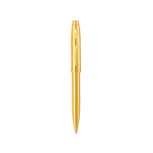Sheaffer 100 E9372 Ballpoint Pen - PVD Gold with PVD Gold-tone Trims