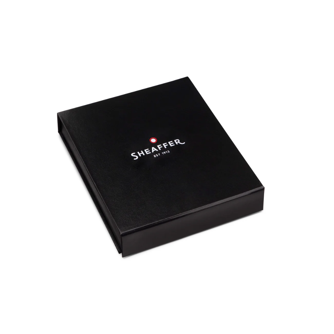 Sheaffer VFM E9405 Matte Black CT Ballpoint Pen with A6 Notebook Gift Set