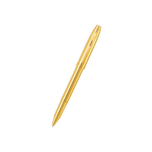 Load image into Gallery viewer, Sheaffer 100 E9372 Rollerball Pen - PVD Gold with PVD Gold-tone Trims
