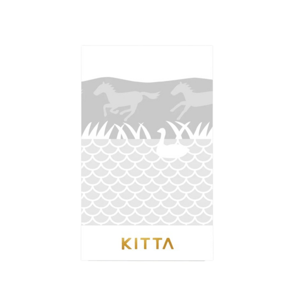 KITTA Special Foil-Type Changing Design Sticker in Shizen — KITTA decorative sticker — for journaling planners and scrapbooking, at Cityluxe Singapore