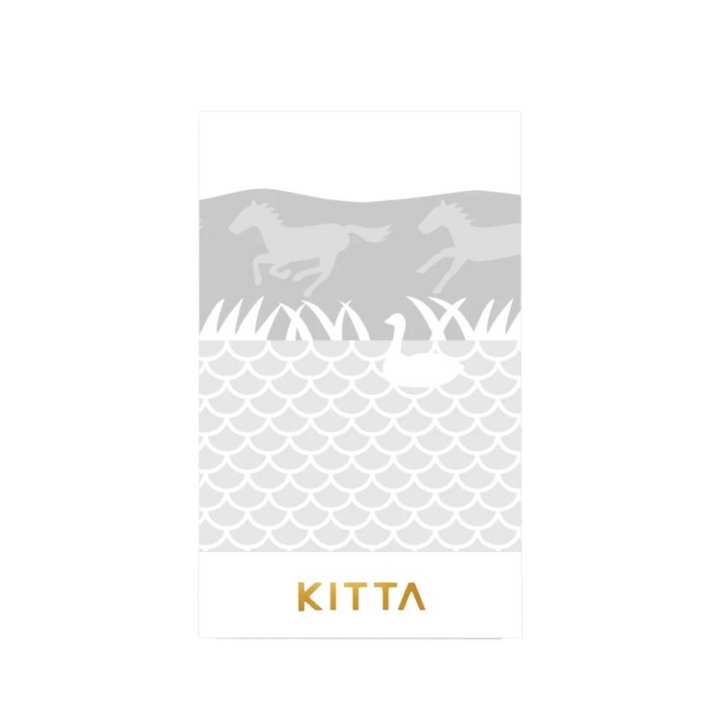 KITTA Special Foil-Type Changing Design Sticker in Shizen — KITTA decorative sticker — for journaling planners and scrapbooking, at Cityluxe Singapore
