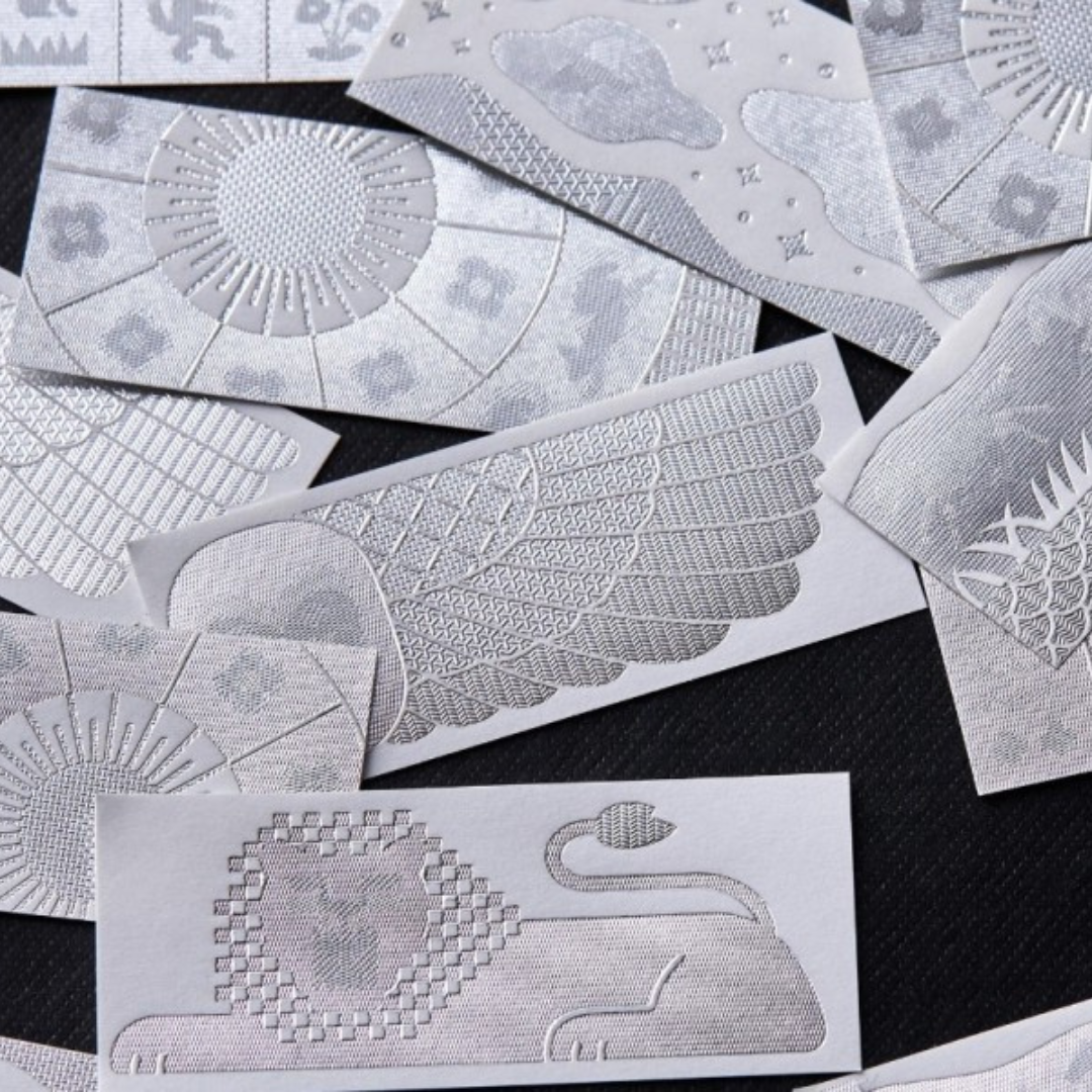 KITTA Special Foil-Type Changing Design Sticker in Shizen — KITTA decorative sticker — for journaling planners and scrapbooking, at Cityluxe Singapore