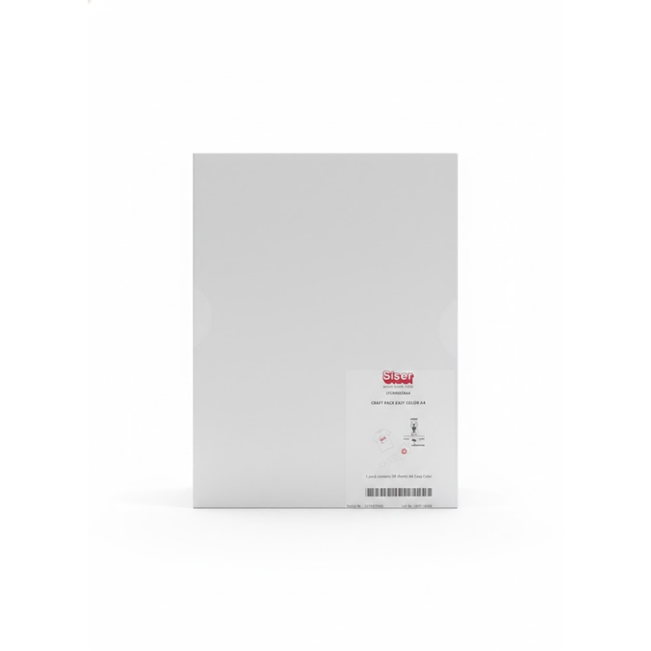 Siser EASYColor Starter Pack (10sheets EASYColor + 10 Masking Film) — side view