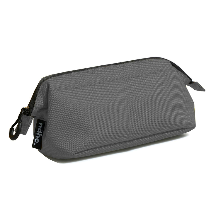 nähe Soft Gadget Pouch L in Gray — Hightide carrying pouch — stationery storage and organisation, at Cityluxe Singapore