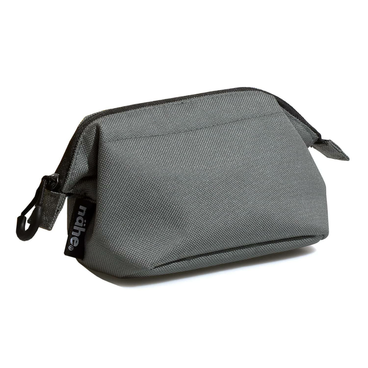 nähe Soft Gadget Pouch S in Gray — Hightide carrying pouch — stationery storage and organisation, at Cityluxe Singapore