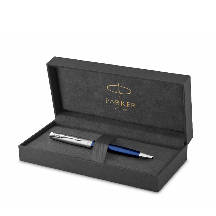 Parker Sonnet Essential SB CT Ballpoint Pen Blue — Parker ballpoint pen — reliable smooth-writing everyday pen, at Cityluxe Singapore