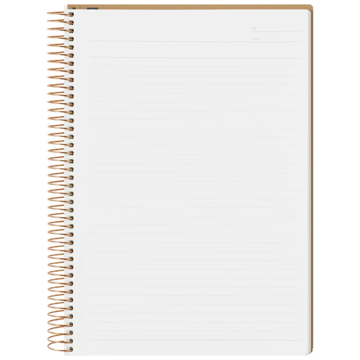 Maruman A5 Spiral Note BASIC 6.5mm 150 Sheet — side view