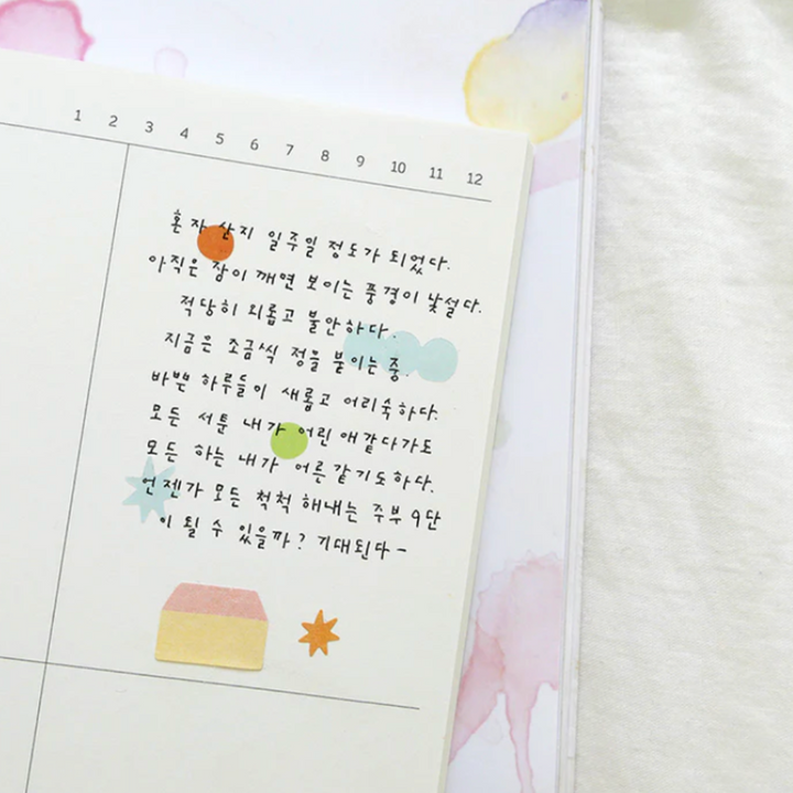 Suatelier Daily Deco Sticker in Splish Splash! — Suatelier decorative sticker — for journaling, planners and scrapbooking, at Cityluxe Singapore