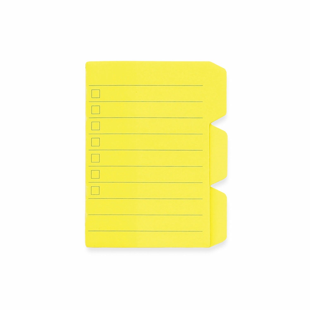 Hightide Sticky Tab Yellow — Hightide sticky notes — premium stationery and lifestyle, at Cityluxe Singapore