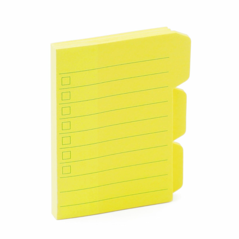 Hightide Sticky Tab Yellow — Hightide sticky notes — premium stationery and lifestyle, at Cityluxe Singapore