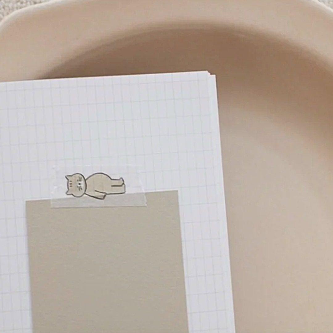 Suatelier Masking Tape in illust.06 — Suatelier washi tape — decorative Japanese paper tape for journaling and craft, at Cityluxe Singapore