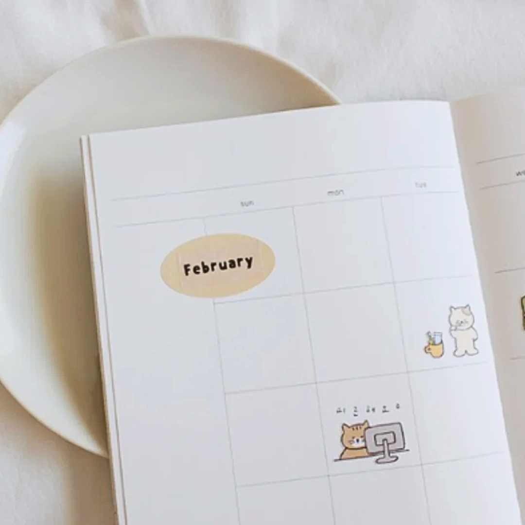 Suatelier Daily Deco Sticker - goyomi &amp; goyami — in use