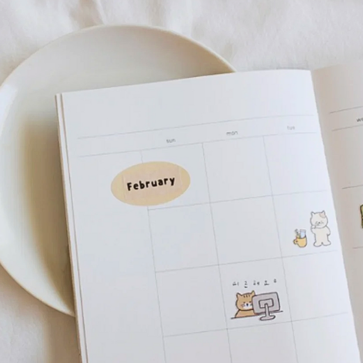 Suatelier Daily Deco Sticker - goyomi &amp; goyami — in use