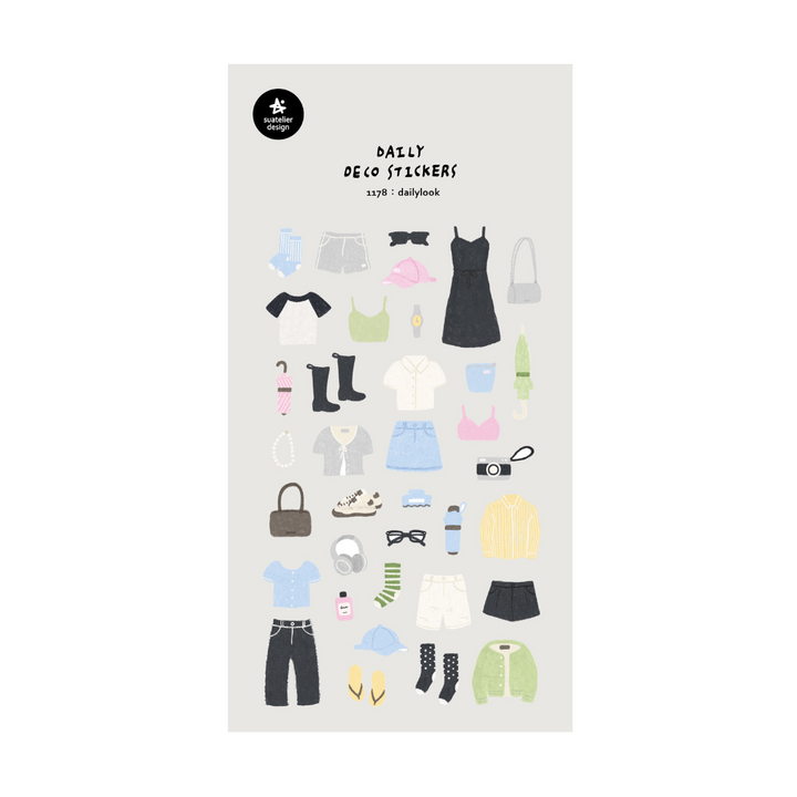 Suatelier Daily Deco Sticker - Dailylook — front view
