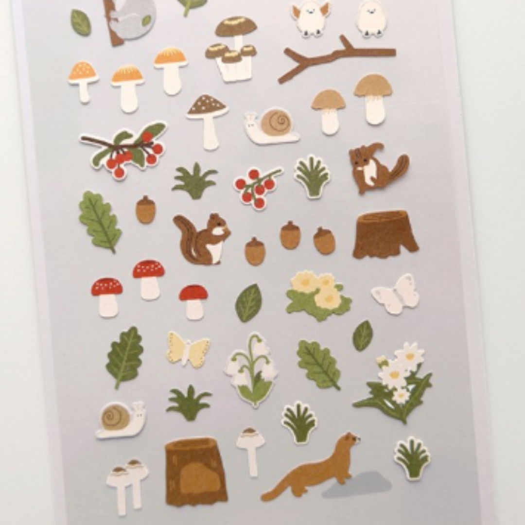 Suatelier Daily Deco Sticker - Little Forest — detail view