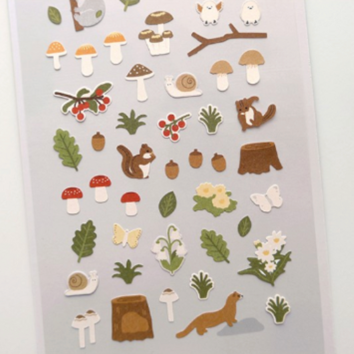 Suatelier Daily Deco Sticker - Little Forest — detail view
