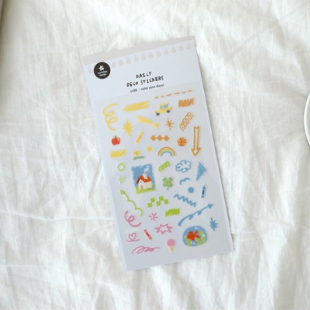 Suatelier Daily Deco Sticker - color your days! — side view