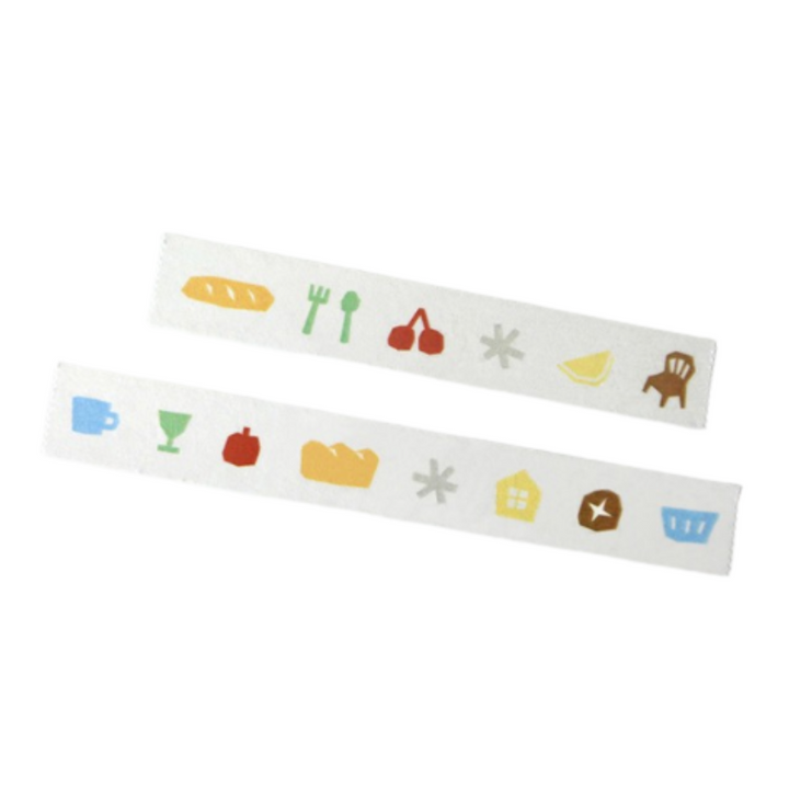 Suatelier Masking Tape in Illust.07 — Suatelier washi tape — decorative Japanese paper tape for journaling and craft, at Cityluxe Singapore