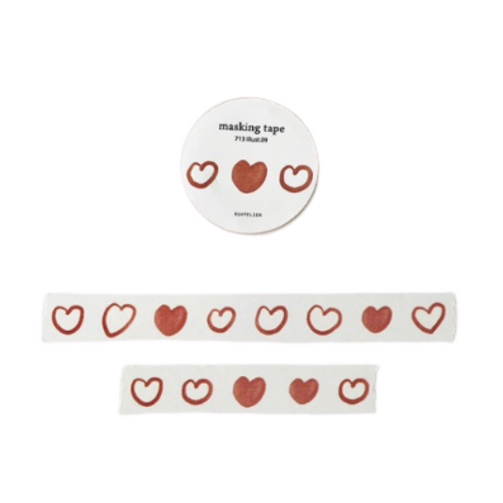 Suatelier Masking Tape in Illust.09 — Suatelier washi tape — decorative Japanese paper tape for journaling and craft, at Cityluxe Singapore