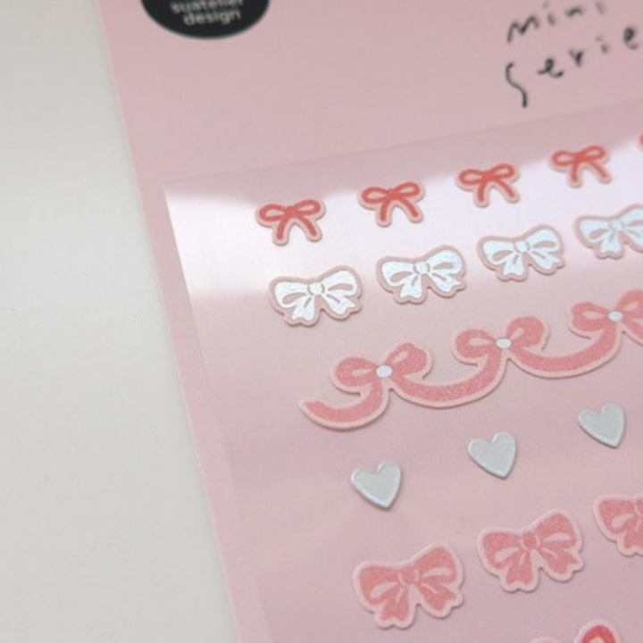 Suatelier Mini Series Sticker in Deco.13 Ribbon — Suatelier decorative sticker — for journaling, planners and scrapbooking, at Cityluxe Singapore