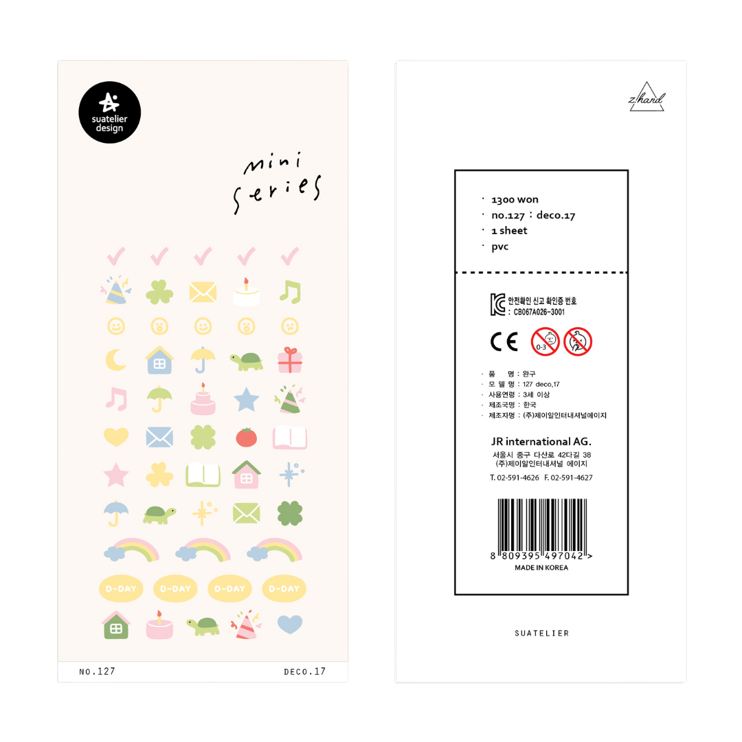 Suatelier Mini Series Sticker - Deco.17 (D-day) — side view