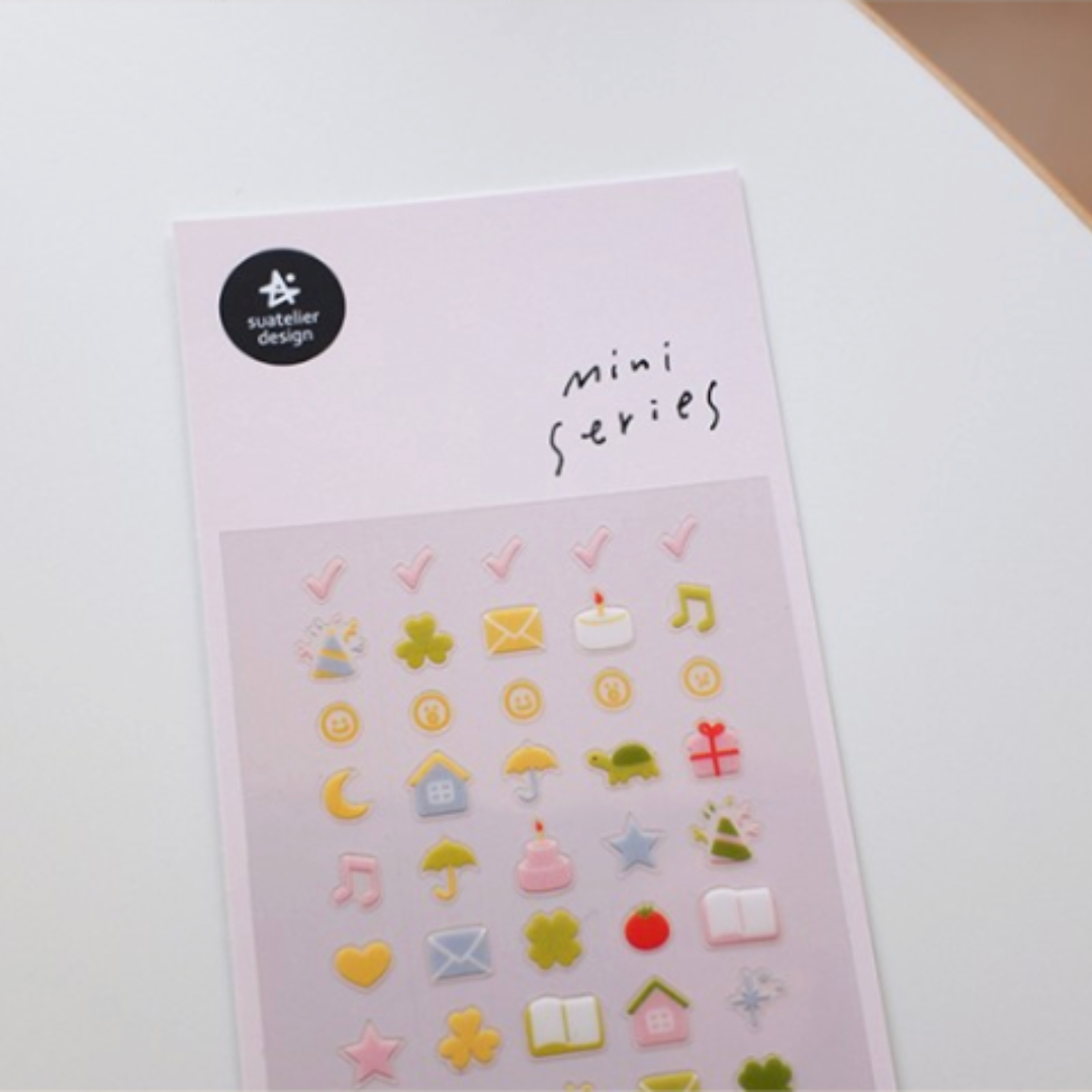 Suatelier Mini Series Sticker - Deco.17 (D-day) — with packaging