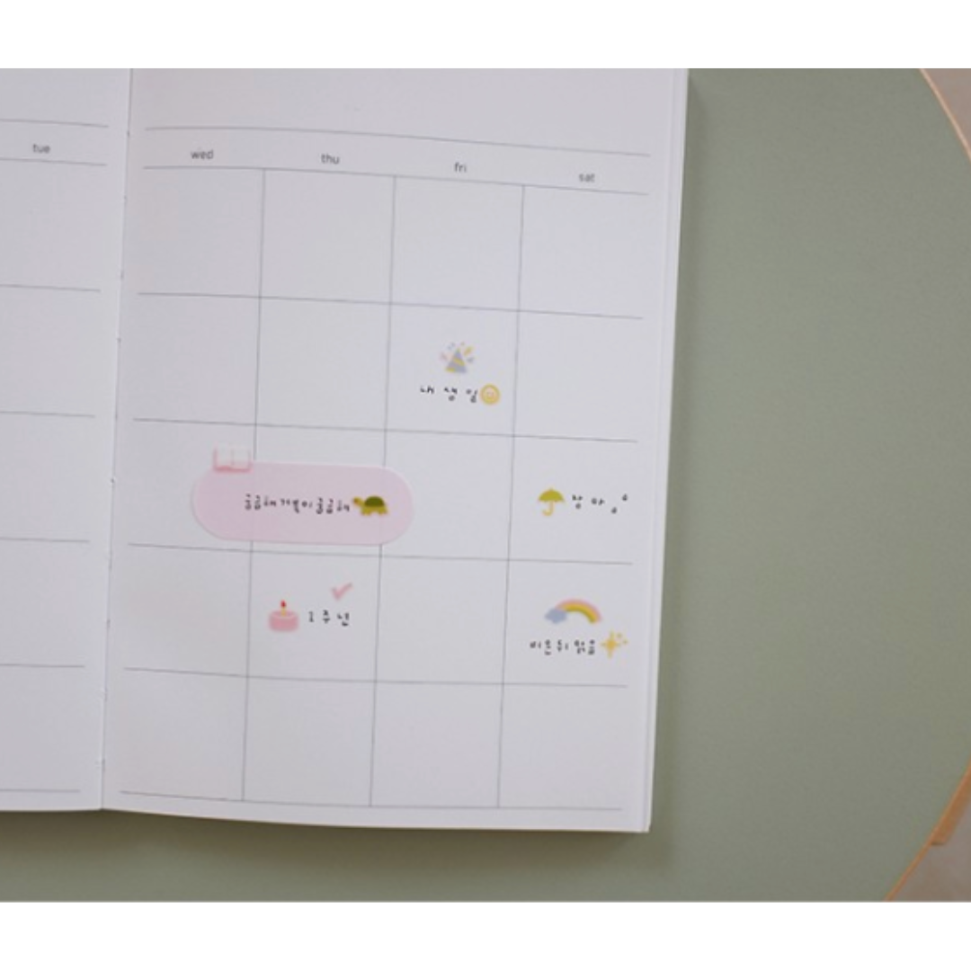 Suatelier Mini Series Sticker - Deco.17 (D-day) — close-up