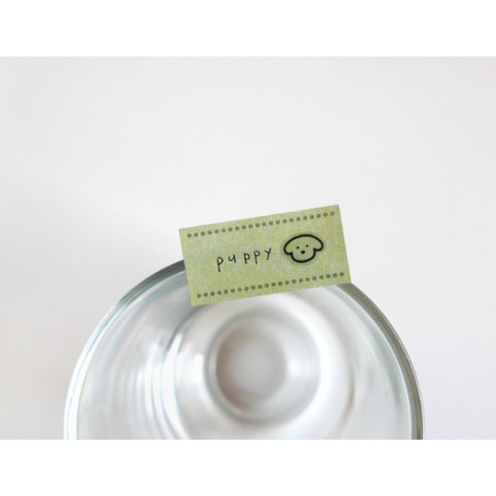 Suatelier Mini Series Sticker - Deco.18 (Dogs.02) — flat lay