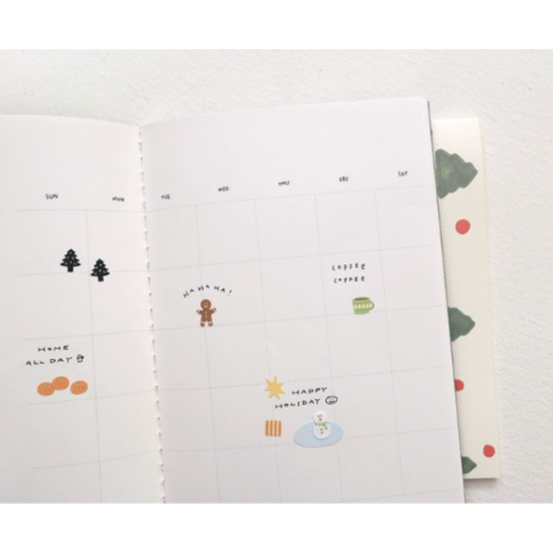 Suatelier Mini Series Sticker - Deco.19 (Christmas) — flat lay