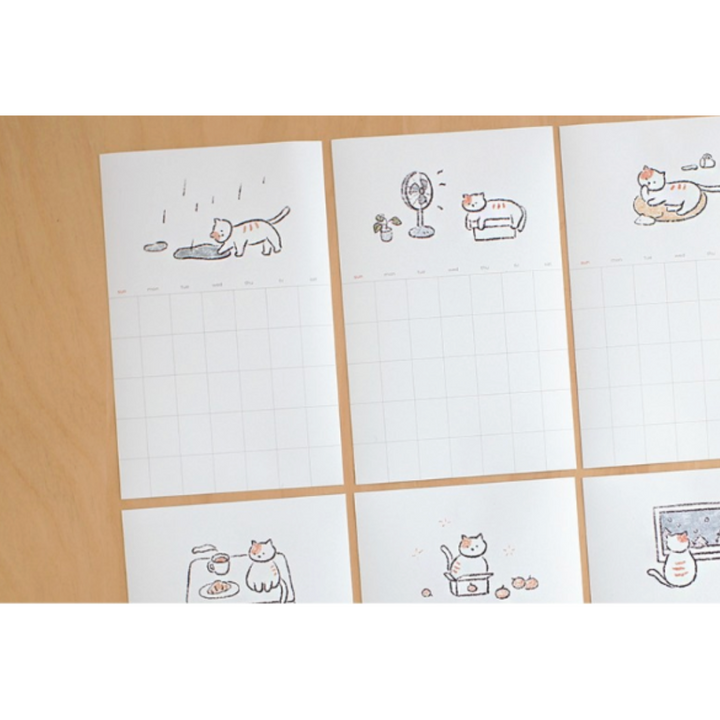 Suatelier Monthly Plan Sticker - Monthly Plan.04 — in use