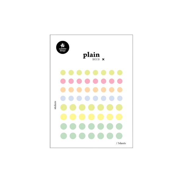 Suatelier Plain Deco Sticker - Plain.77 — front view
