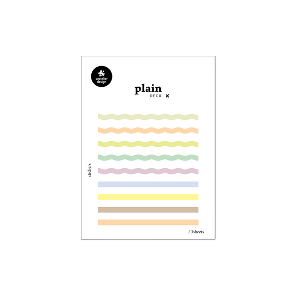 Suatelier Plain Deco Sticker - Plain.78 — front view