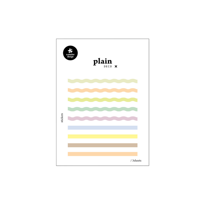 Suatelier Plain Deco Sticker - Plain.78 — front view