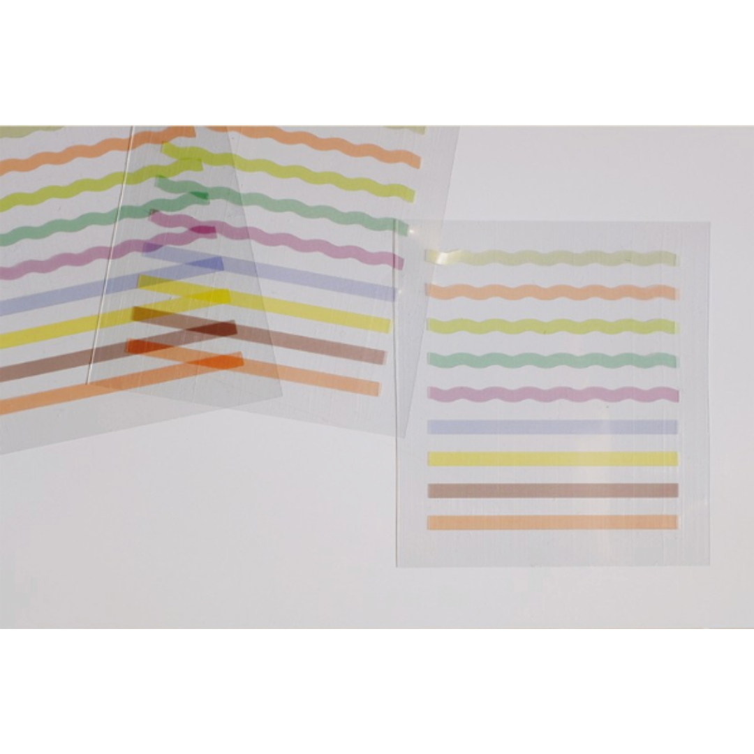 Suatelier Plain Deco Sticker - Plain.78 — flat lay