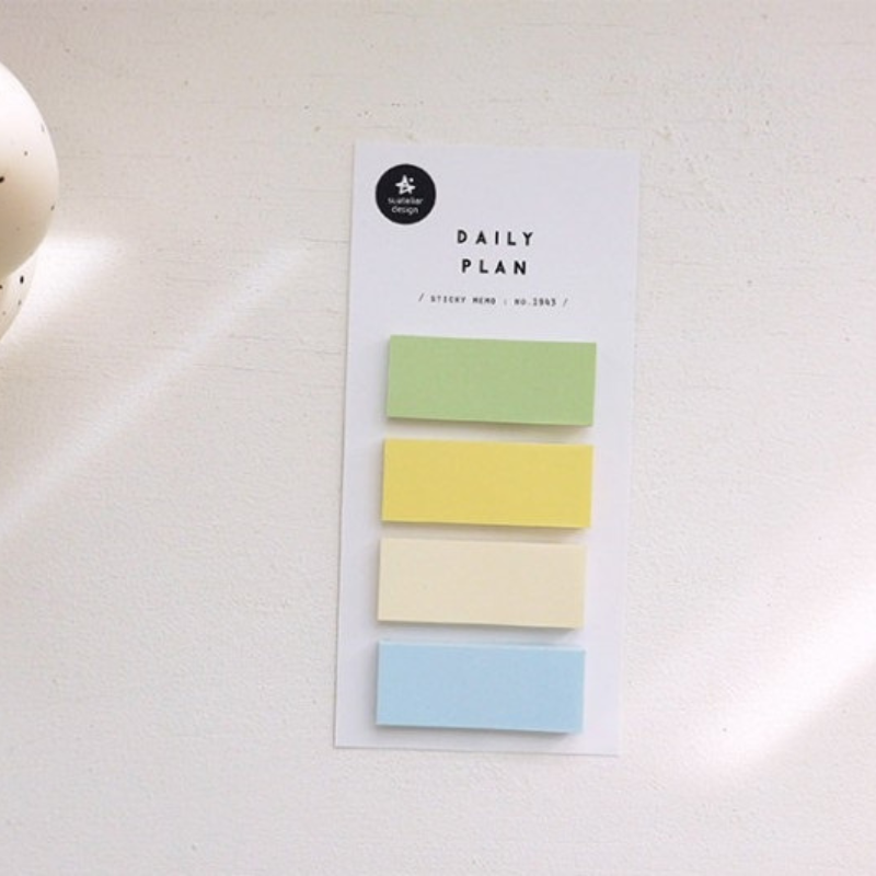 Suatelier Daily Plan Sticky Memo in 32 — Suatelier sticky memo — premium stationery and lifestyle, at Cityluxe Singapore