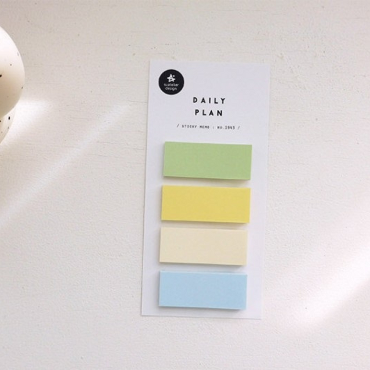 Suatelier Daily Plan Sticky Memo in 32 — Suatelier sticky memo — premium stationery and lifestyle, at Cityluxe Singapore