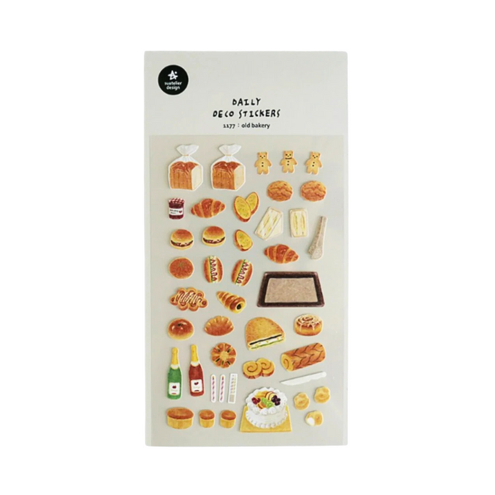 Suatelier Daily Deco Sticker - Old Bakery — front view