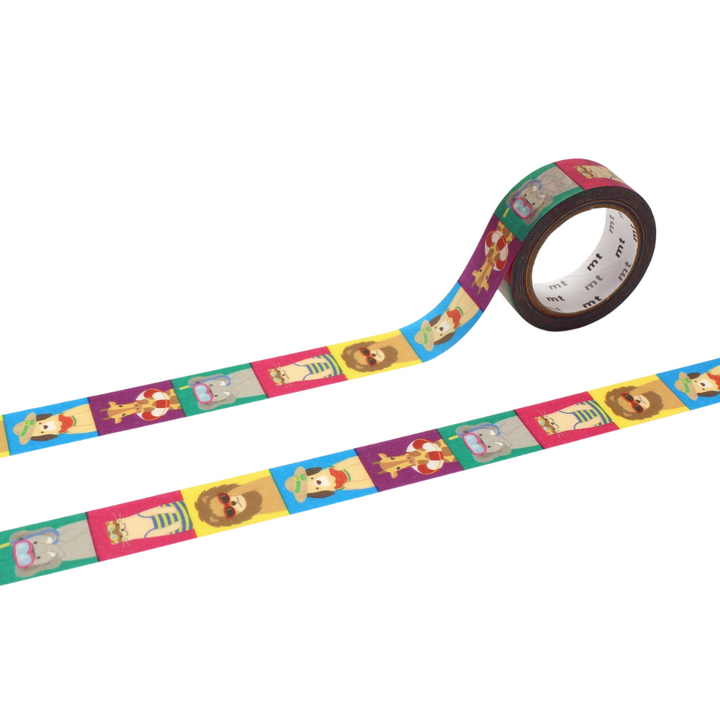 MT EX Washi Tape in Summer Outfit — MT Tape washi tape — decorative Japanese paper tape for journaling and craft, at Cityluxe Singapore