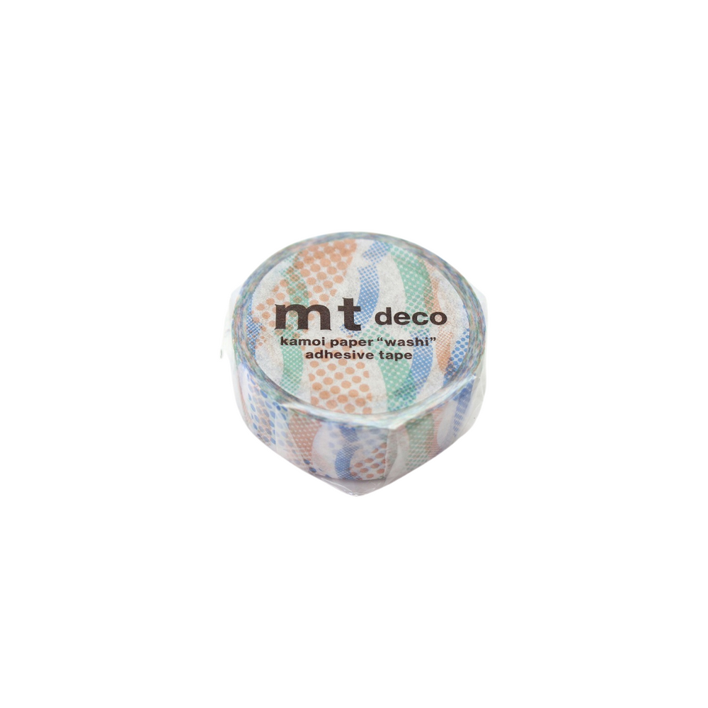 MT 1P Kamoi Retro Design Washi Tape in Swing — MT Tape washi tape — decorative Japanese paper tape for journaling and craft, at Cityluxe Singapore