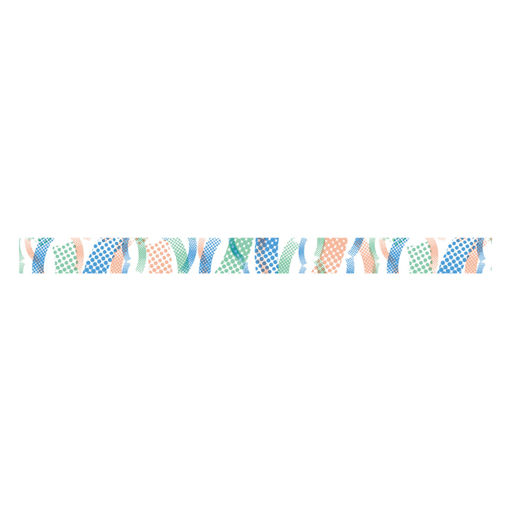 MT 1P Kamoi Retro Design Washi Tape in Swing — MT Tape washi tape — decorative Japanese paper tape for journaling and craft, at Cityluxe Singapore