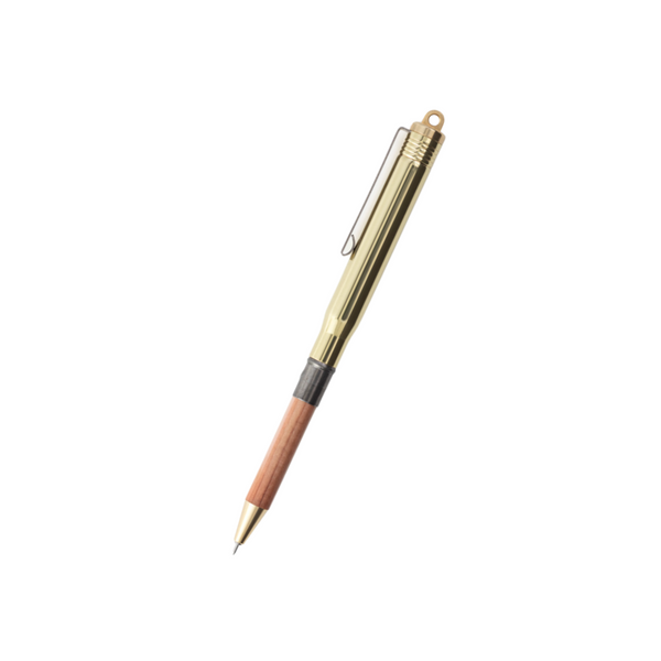 TRAVELER'S COMPANY Brass Ballpoint Pen — TRAVELER'S COMPANY ballpoint pen — reliable smooth-writing everyday pen, at Cityluxe Singapore